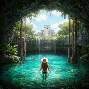 viaje vacacional a Yucatán